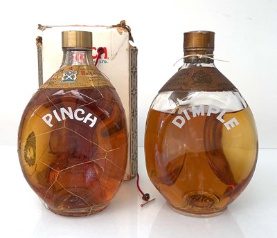 Lot 89 - 2 old bottles, 1x Haig & Haig Pinch Scotch...