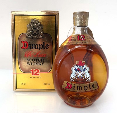 Lot 90 - A bottle of John Haig 12 year old Dimple...