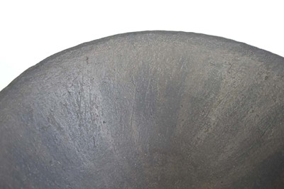 Lot 217 - (C) John Ward (1938-2023), a black glazed...