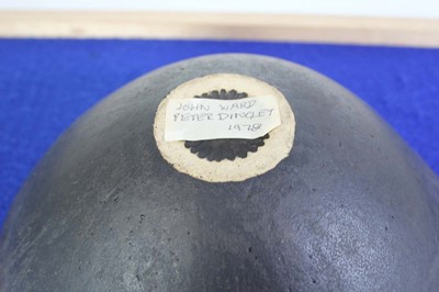 Lot 217 - (C) John Ward (1938-2023), a black glazed...