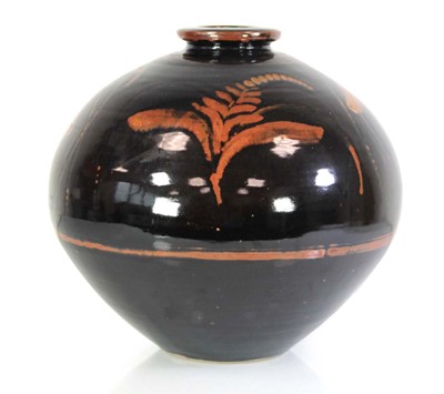 Lot 220 - (C) David Leach (1911-2005), a tall stoneware...