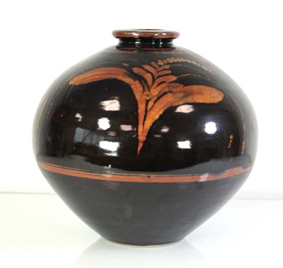 Lot 220 - (C) David Leach (1911-2005), a tall stoneware...