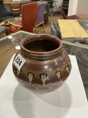 Lot 224 - Paul Barron (1917-1983), a small baluster vase,...