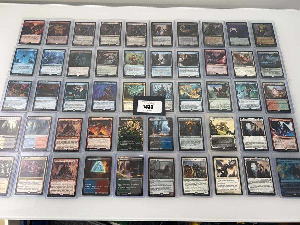 Lot 1433 - Approx. 50 Top Loaded Magic the Gathering...