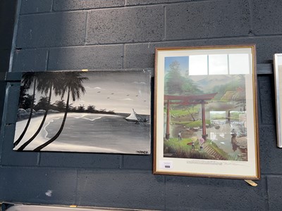 Lot 1888 - Limited ed. print of No. 6 Fujiyama Gardens...