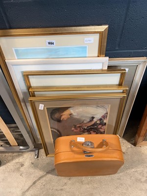 Lot 1894 - Group of various framed pictures and prints,...