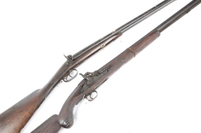 Lot 1123 - (S58) 16 bore Percussion Single Sporting Gun,...