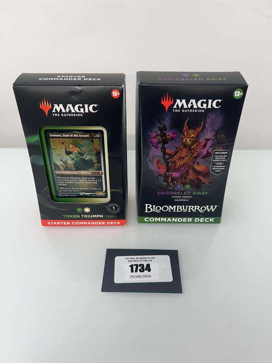 Lot 1734 - (2) Magic the Gathering: Bloomburrow -...