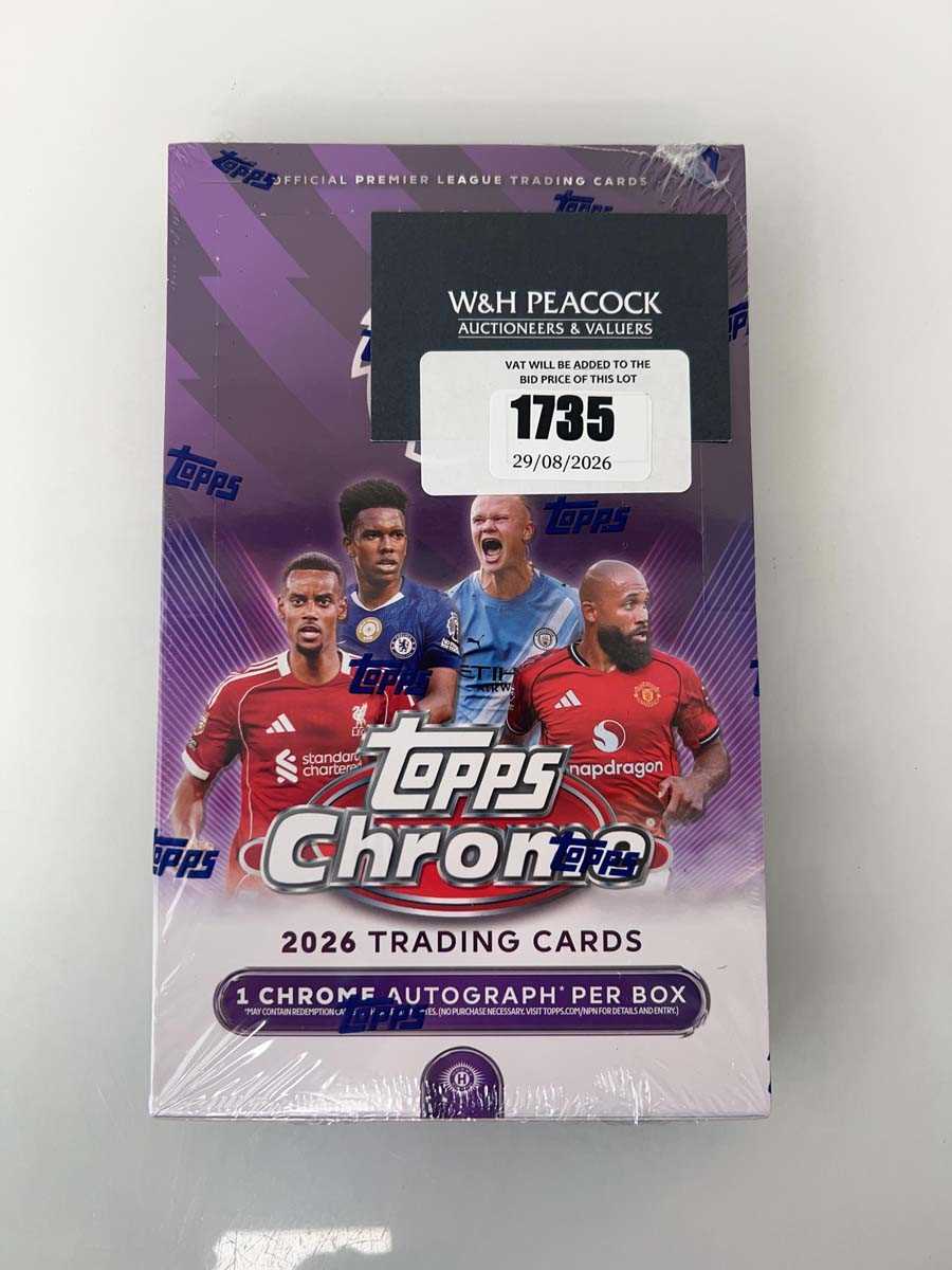 Lot 1735 - 2026 Topps Chrome Premier League Hobby Box (20...