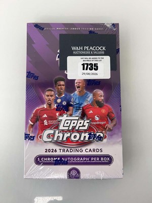 Lot 1735 - 2026 Topps Chrome Premier League Hobby Box (20...