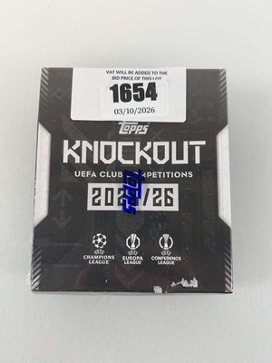 Lot 1654 - Topps Knockout UEFA Club Competitions 2025/26 box