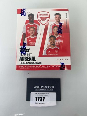 Lot 1737 - Topps Arsenal Team Set Season 2025/26 Box