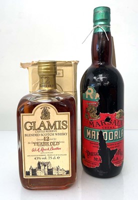 Lot 102 - 2 bottles, 1x Glamis Castle Reserve 12 year...