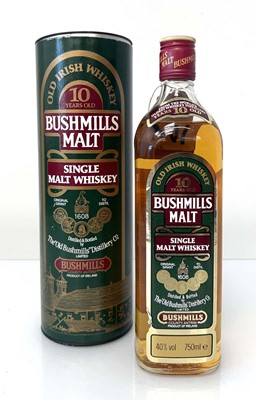 Lot 107 - A bottle of Bushmills 10 year old Single Malt...