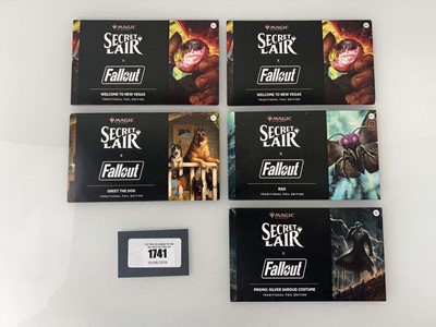 Lot 1741 - (5) Magic the Gathering: Secret Lair x Fallout...