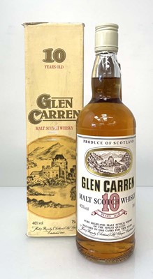 Lot 117 - A bottle of Glen Carren 10 year old Pure...