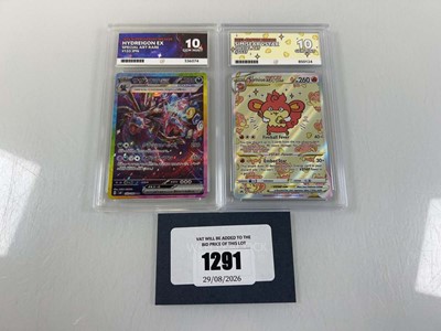 Lot 1291 - (2) Pokémon Super Electric Breaker JPN #133 -...