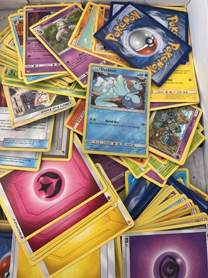 Lot 1512 - Tray containing various Pokémon cards...