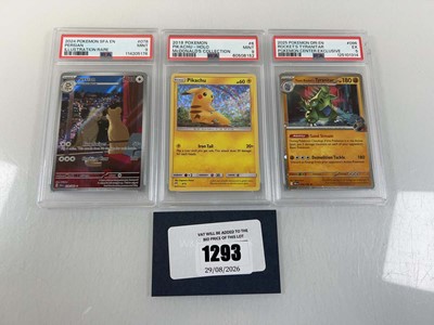 Lot 1293 - (3) 2024 Pokémon Shrouded Fable #078 - Persian...