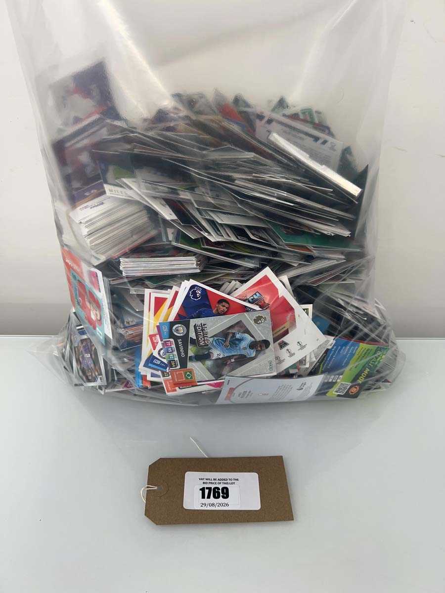 Lot 1769 - Bag containing loose football cards and stickers