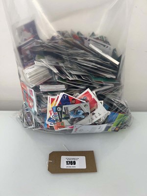 Lot 1769 - Bag containing loose football cards and stickers