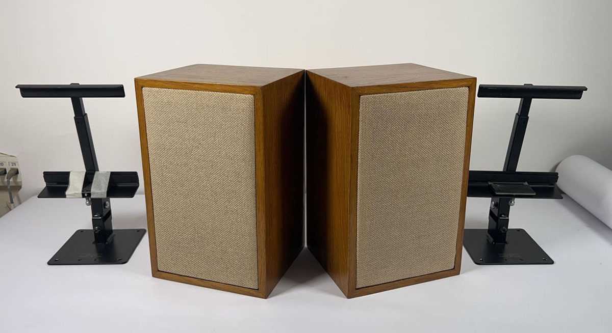 Lot A pair of replica BBC LS3/5A loudspeakers...