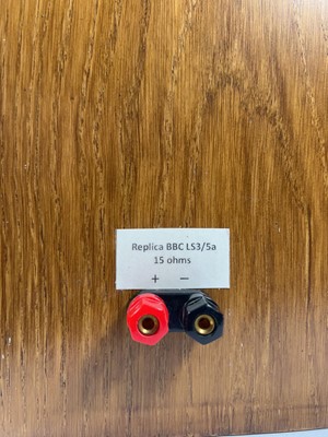 Lot A pair of replica BBC LS3/5A loudspeakers...