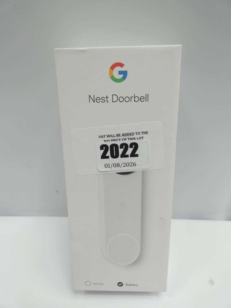 Lot 2022 - *Sealed* Google Nest Doorbell