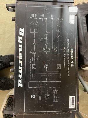 Lot A stage PA setup consisting of two Bose 802...