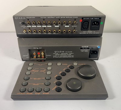 Lot A Quad 66 CD player along with a Quad 66...