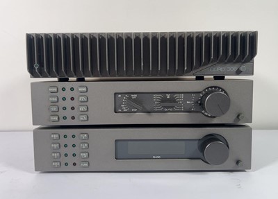 Lot A Quad hi-fi stack consisting of Quad 34...