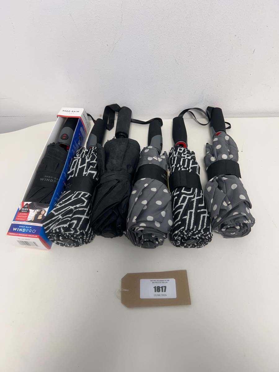 Lot x6 Umbrellas by Shed.Rain.