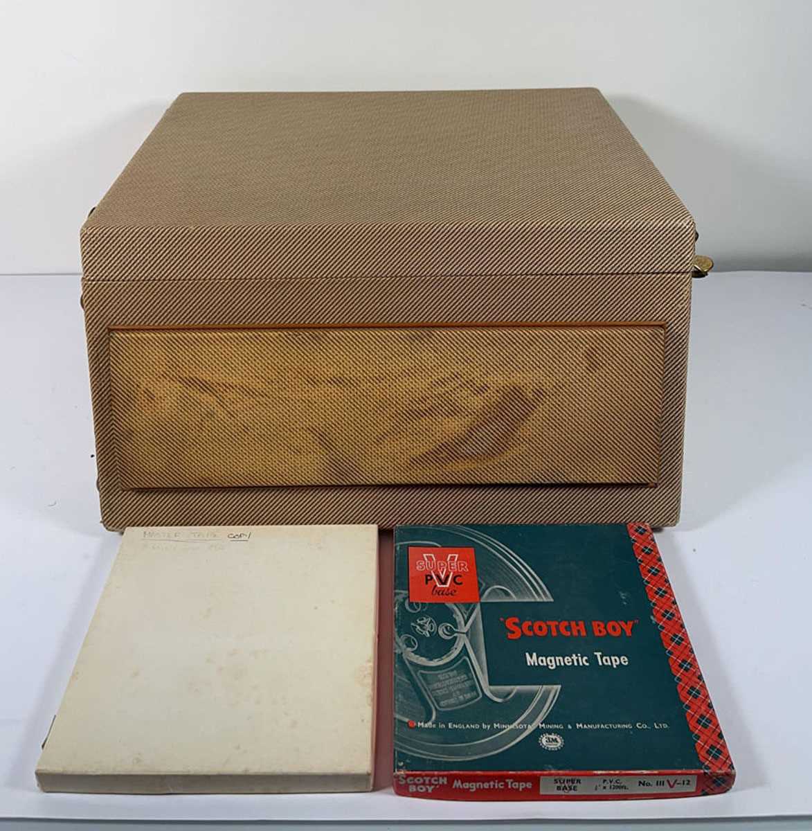 Lot A boxed Brenell mk IV mono tape deck/recorder...