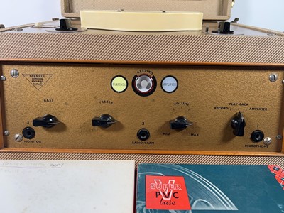 Lot A boxed Brenell mk IV mono tape deck/recorder...