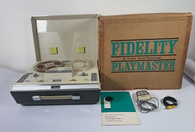 Lot A boxed Fidelity Playmaster-2 two track tape...