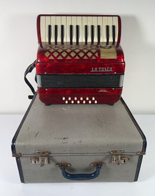 Lot A La Tosca 'Primo' 25 key 12 button piano...