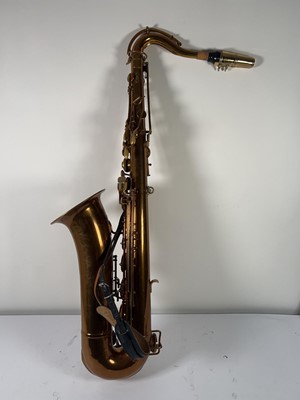 Lot A cased Dearman 'Standard Model' tenor saxophone