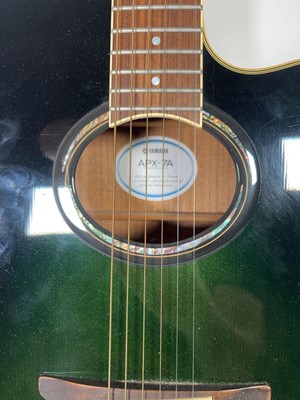 Lot A Yamaha APX-7A electro-acoustic guitar with a...