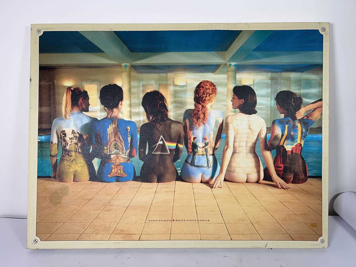 Lot A stretched canvas print 'Pink Floyd - Back...