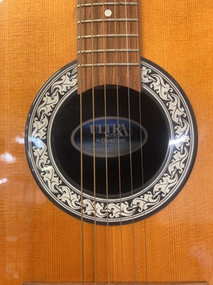 Lot A cased Ovation 1985 Ultra series acoustic...