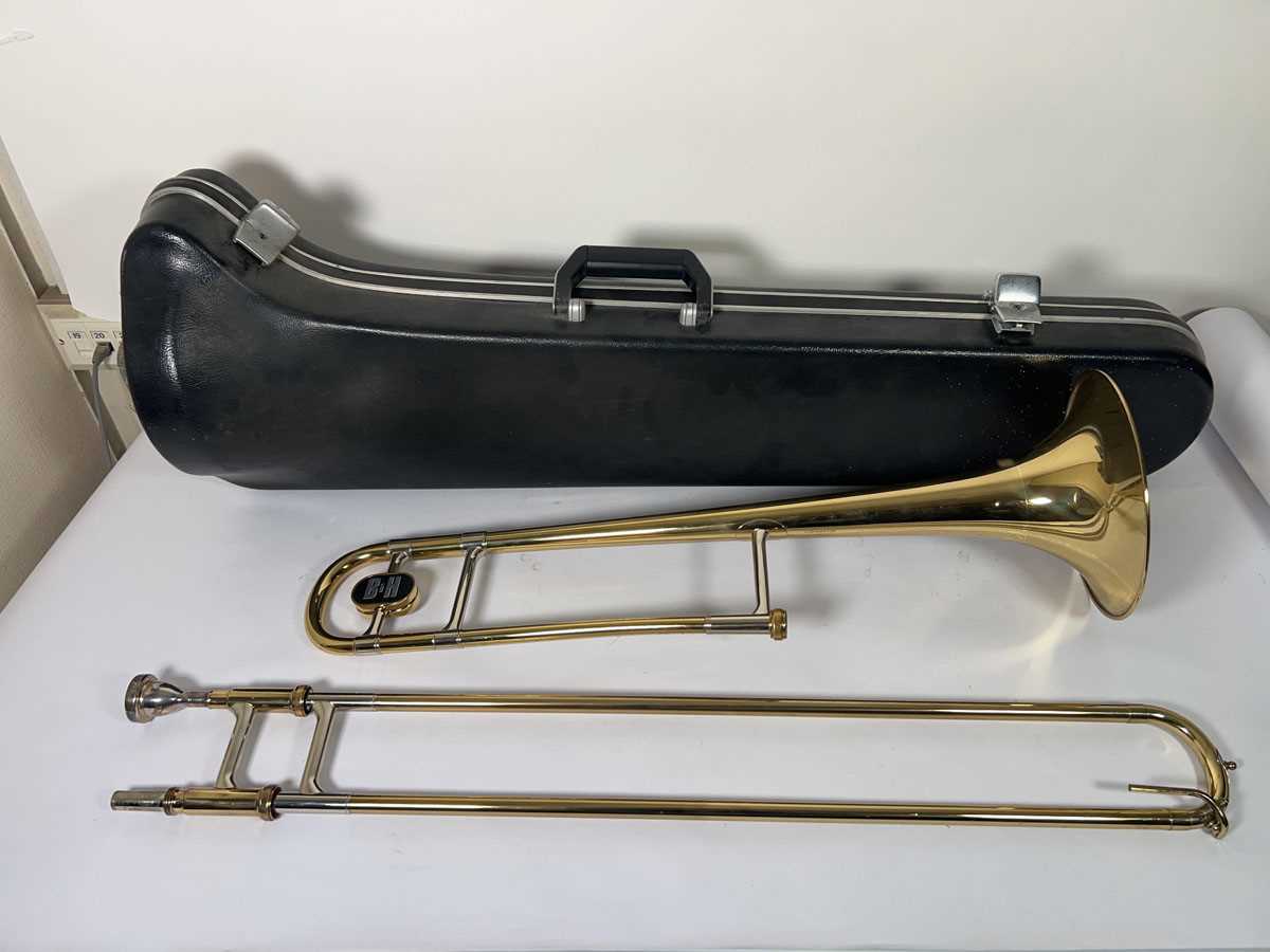 Lot A hard cased Boosey & Hawkes 'Regent II' trombone