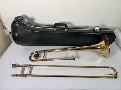 Lot A hard cased Boosey & Hawkes 'Regent II' trombone