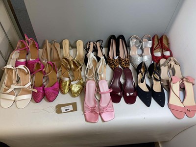 Lot 1344 - 16x Pairs of high heels to include Dune, Mango,...