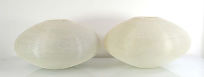 Lot 239 - A pair of 1960/70's fibreglass ridged ceiling...