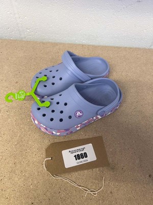 Lot Childrens glow in the dark Crocs in purple...