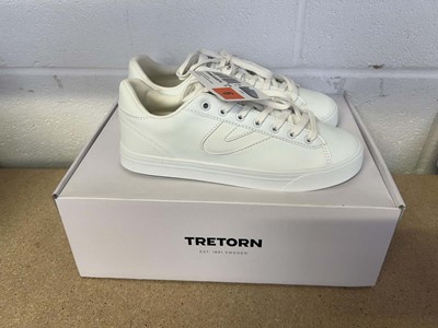 Lot Boxed pair of Tretorn trainers size UK 6