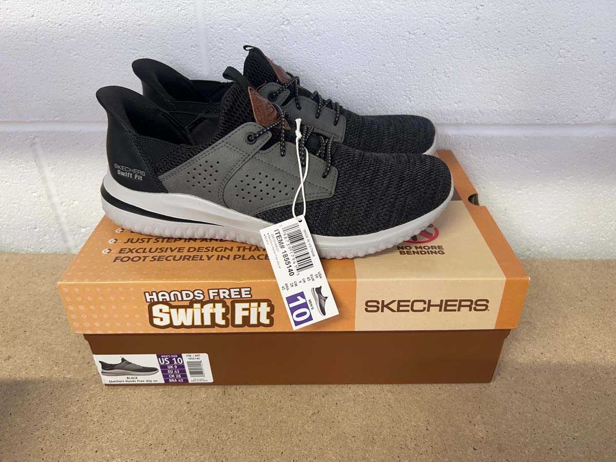 Lot Boxed pair of Skechers hands free swift fit...