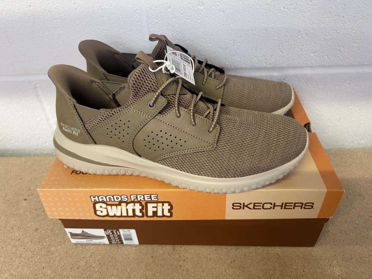 Lot Boxed pair of Skechers hands free swift fit...