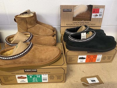 Lot Mixed lot of adults slippers/boots to include...