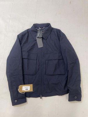 Lot 1352 - Hugo Boss wool 2 pocket jacket in navy size 48